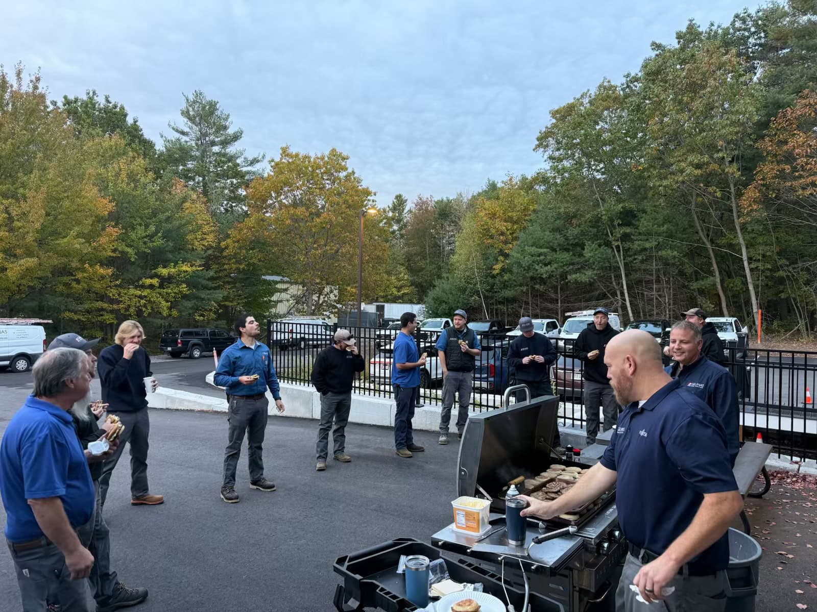 The Gelinas HVAC Services team in action.